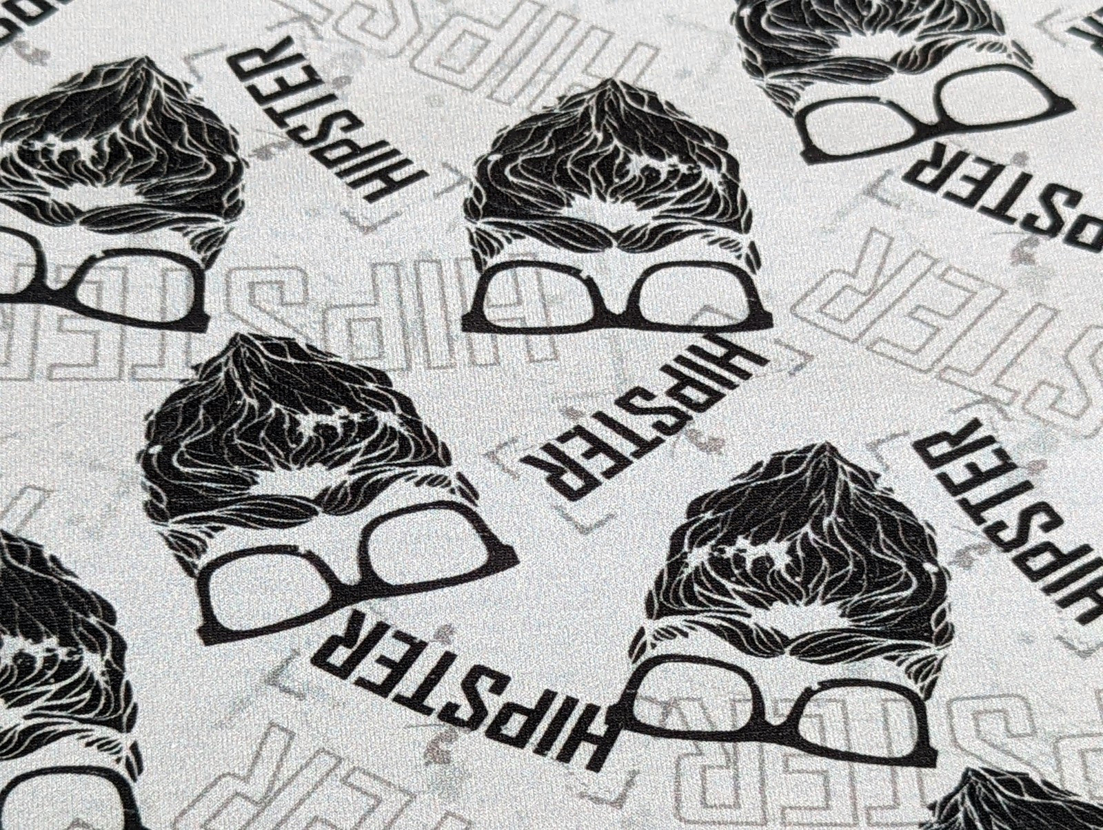 French Terry Printed Hipster KATINOH Gray