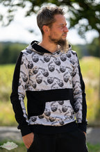 French Terry Printed Hipster KATINOH Gray