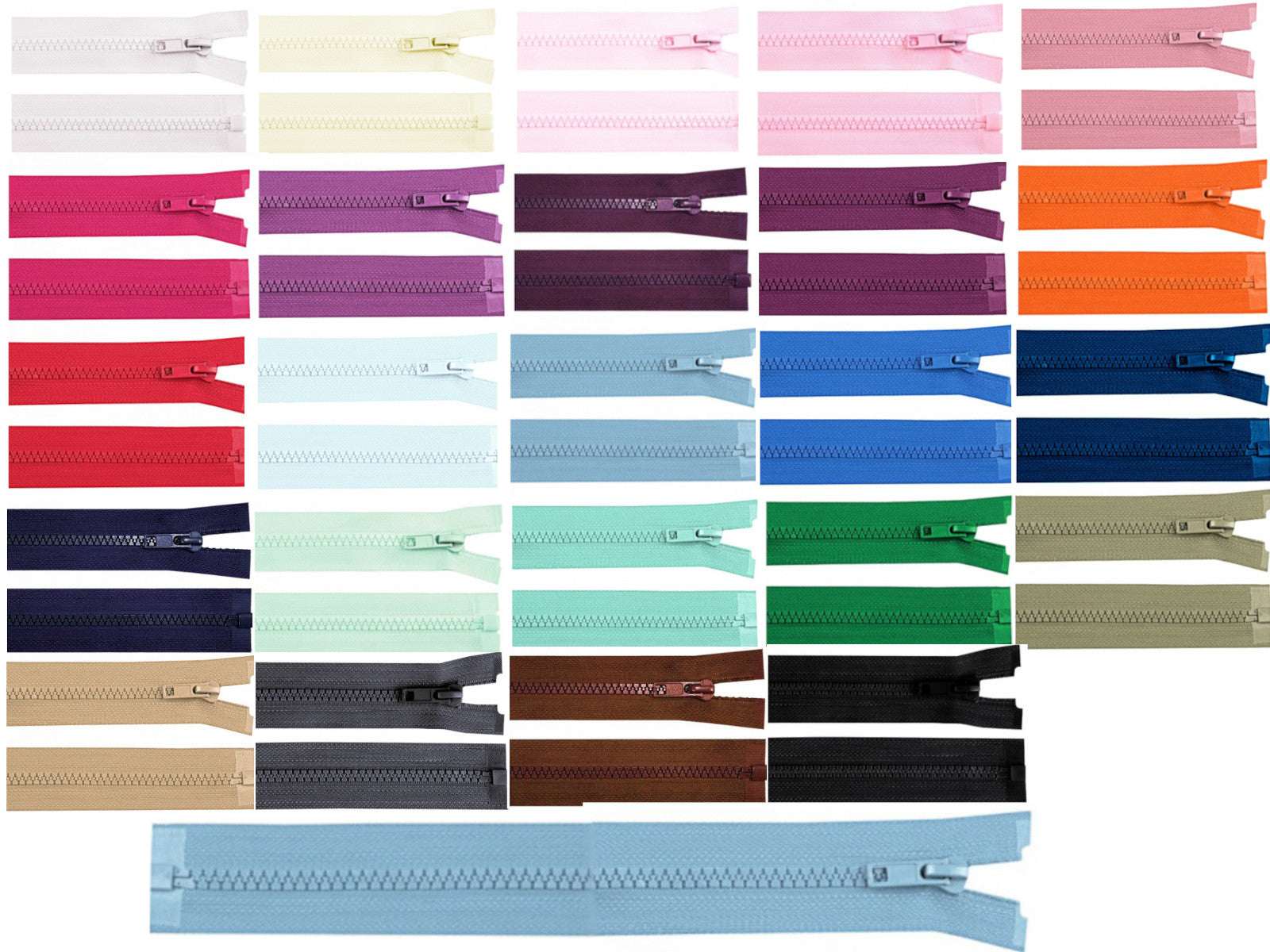 Separating Zipper 50 cm (for jackets)