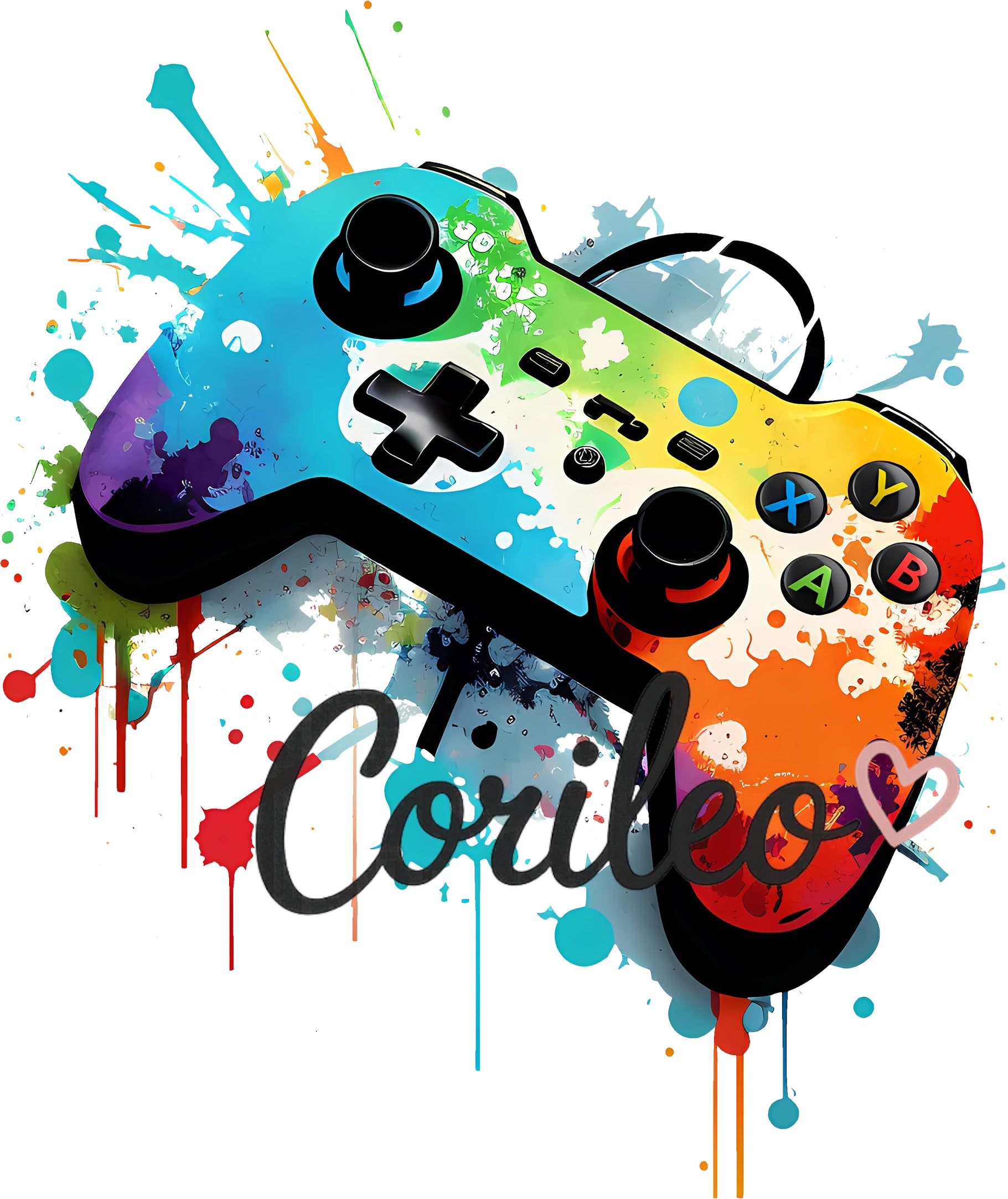 Bügelbild Gamecontroller