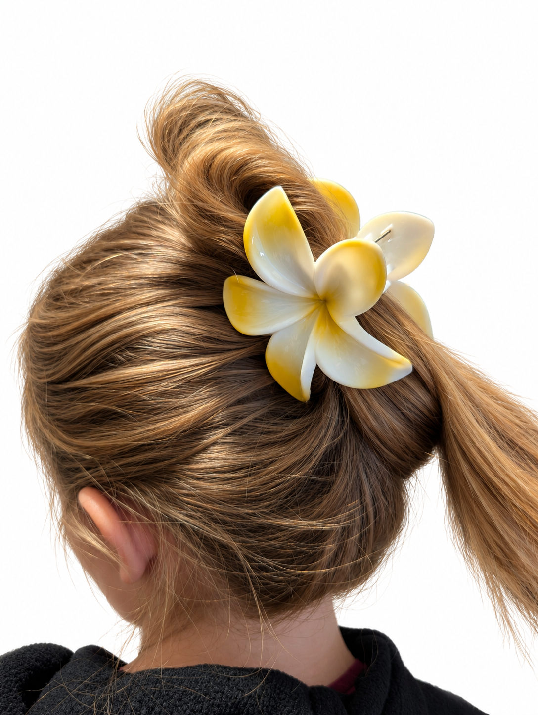Haarklammer in Blumenform
