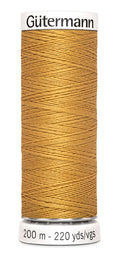 Gütermann All-Purpose Thread 200 m Golden Yellow Brown No.0968