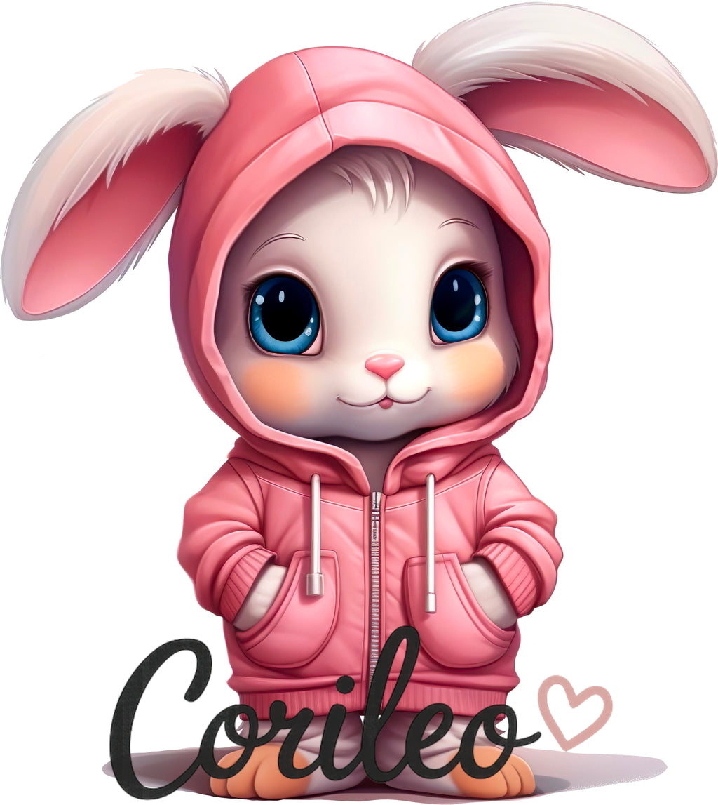 Iron-on patch: Rabbit
