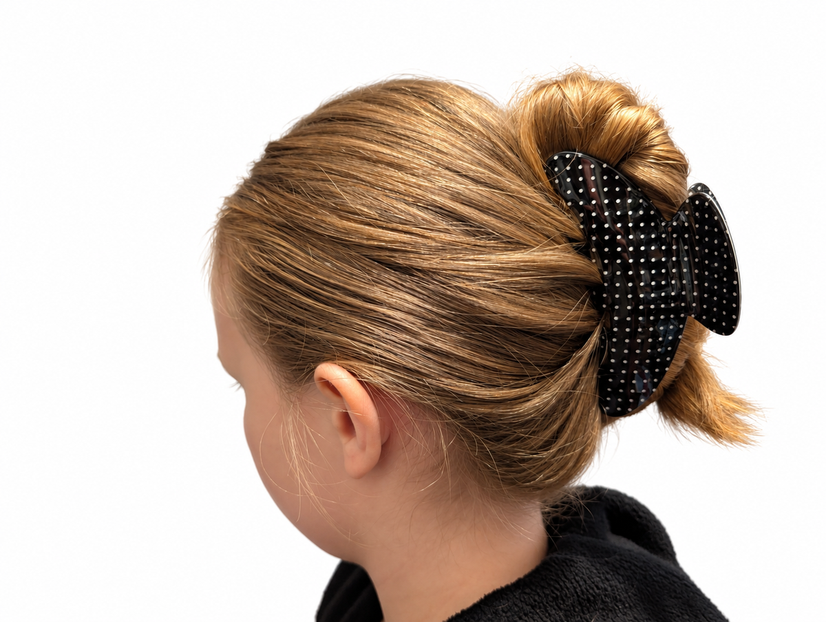 Haarspange mit Punkten