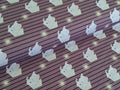 Baumwolljersey Elefantenboote Aubergine