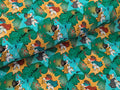 Cotton Jersey Superhero Hedgehog Green