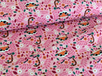 Cotton jersey cute tiger pink