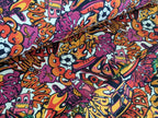 Cotton Jersey Comic Graffiti Kids Soccer Pink