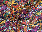 Cotton Jersey Comic Graffiti Kids Soccer Pink