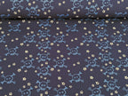 Cotton Jersey Mini Skulls Dark Blue