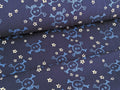 Cotton Jersey Mini Skulls Dark Blue