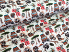 Cotton Jersey Safari Tour White