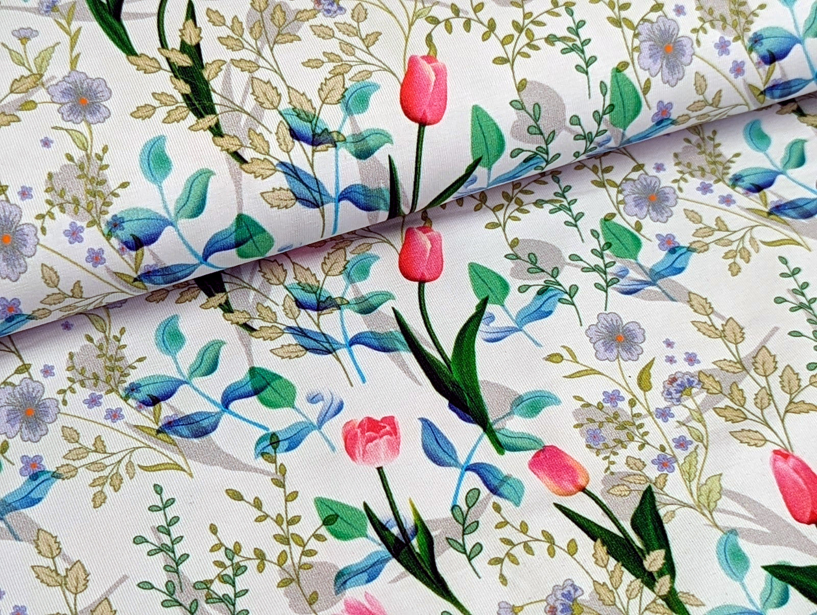 Cotton Jersey Spring Feelings by KATINOH