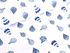 Cotton Jersey Hot Air Balloon on White