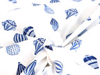 Cotton Jersey Hot Air Balloon on White