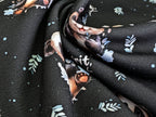 In-house production cotton jersey panda bear on anthracite -N-