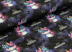 In-house production Cotton Jersey Unicorn Not for the Faint-hearted on Lilac