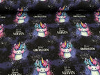 In-house production Cotton Jersey Unicorn Not for the Faint-hearted on Lilac