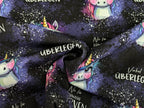 In-house production Cotton Jersey Unicorn Not for the Faint-hearted on Lilac