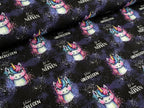 In-house production Cotton Jersey Unicorn Not for the Faint-hearted on Lilac
