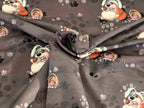 Own Production Cotton Jersey Chunky Little Muncher Eats Too Much Easter Brown/Grey