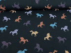 Cotton Jersey Unicorn Night Blue Mélange