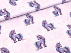 In-house production cotton jersey Lotti and Friends on White