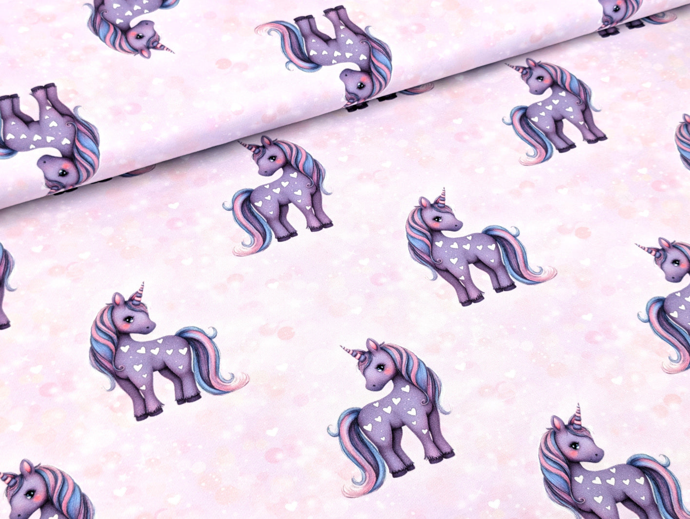In-house production cotton jersey Lotti and Friends on White