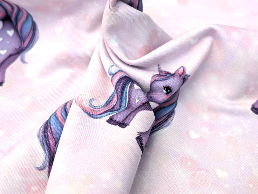 In-house production cotton jersey Lotti and Friends on White