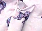 In-house production cotton jersey Lotti and Friends on White