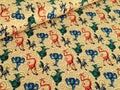 Digital Cotton Jersey Madagascar on Yellow