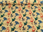 Digital Cotton Jersey Madagascar on Yellow