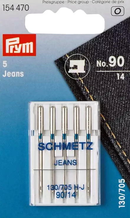 Sewing Machine Needle 130/705 Jeans 90