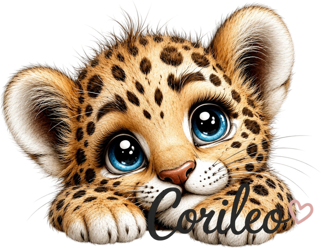 Bügelbild Leopard