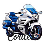 Bügelbild Motorrad