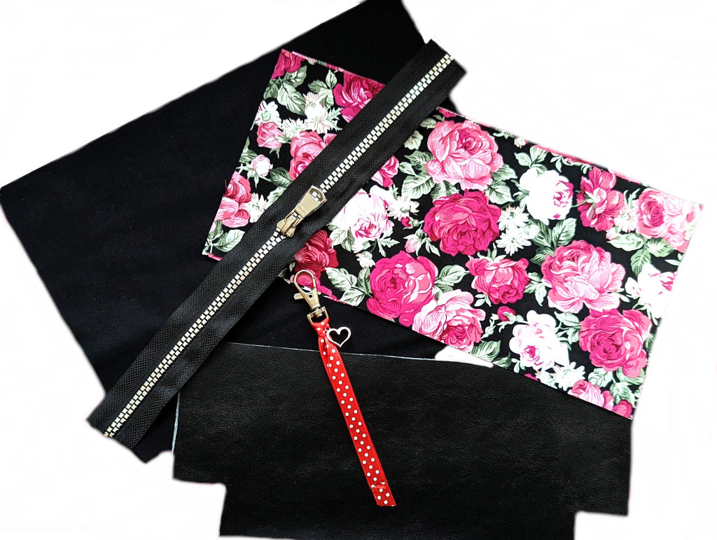 Sewing Kit Cosmetic Bag - Rose -