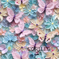 Vorbestellung 3D Schmetterling Pastell