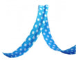 Piping Trim 9 mm Light Blue White Dots
