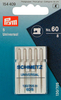 Prym Sewing Machine Needles 130/705 Universal 60