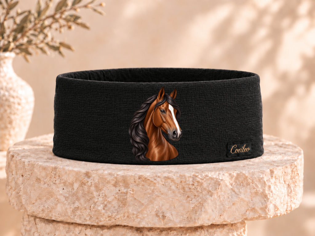 Stirnband Braunes Pferd