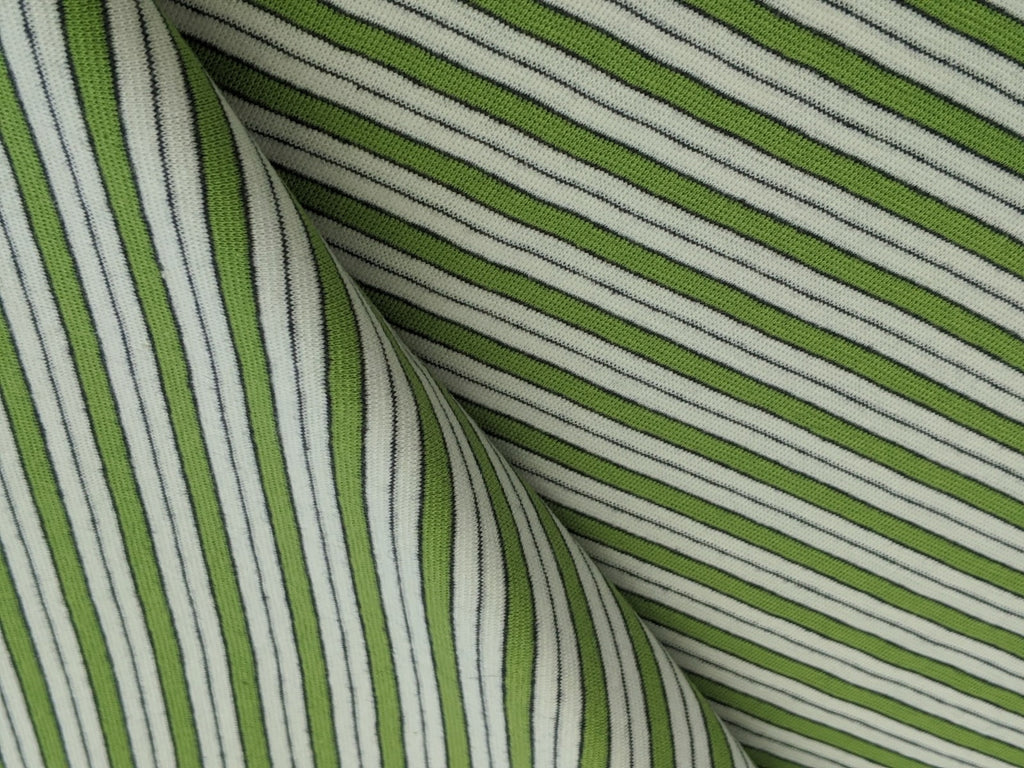Cuffs Stripes Light Green/White