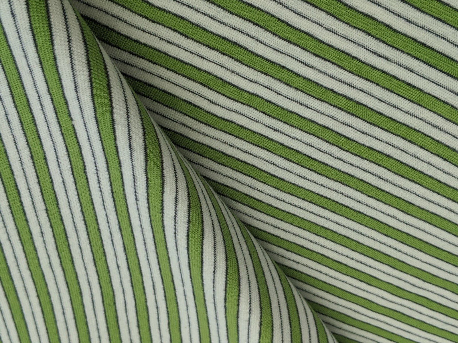 Cuffs Stripes Light Green/White