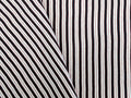 Cuffing fabric striped red/white/navy
