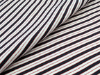 Cuffing fabric striped red/white/navy