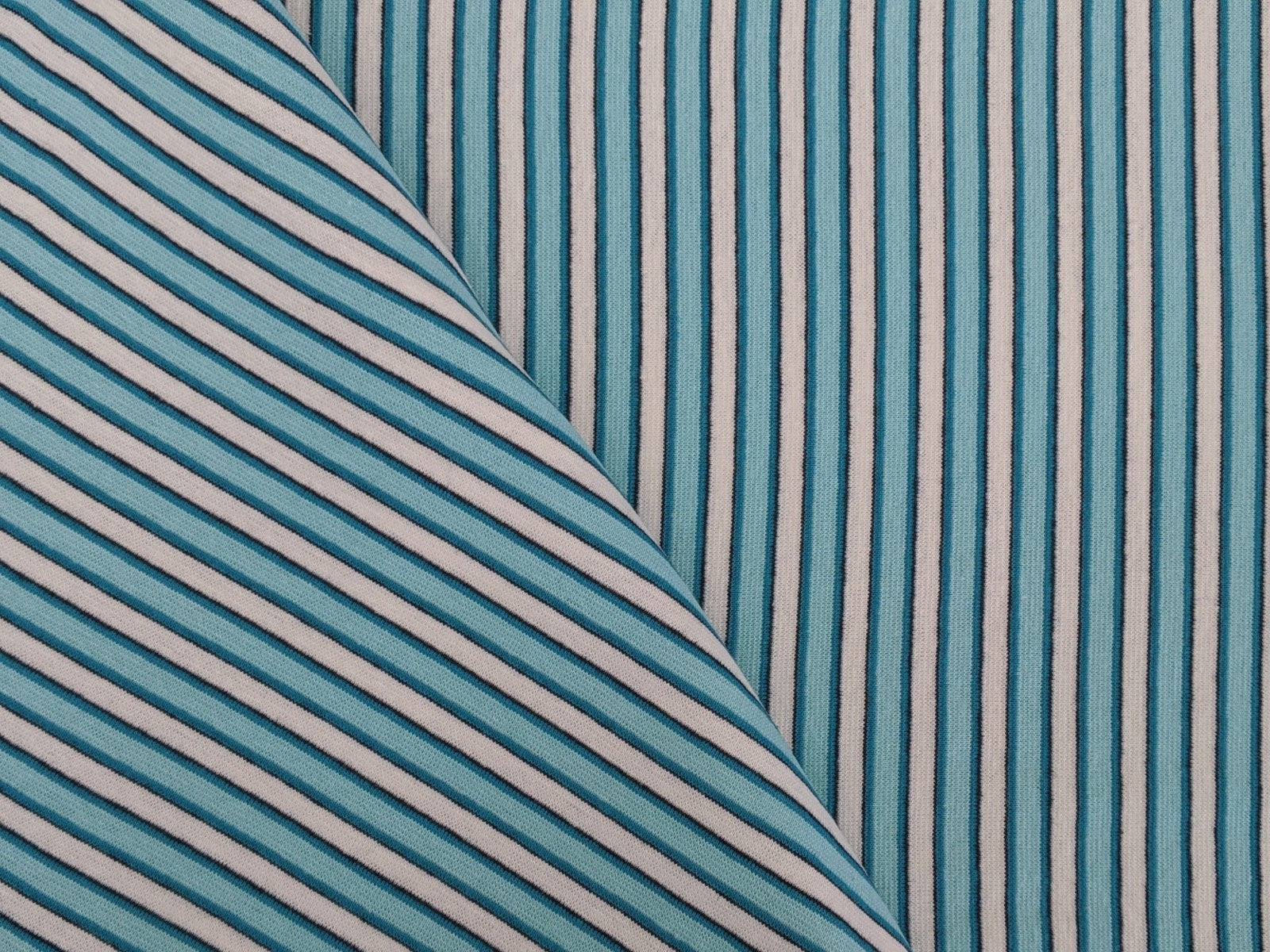 Cuffs Stripes White / Light Blue