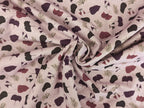 Softshell Autumn Leaves Blossoms on Dusty Pink