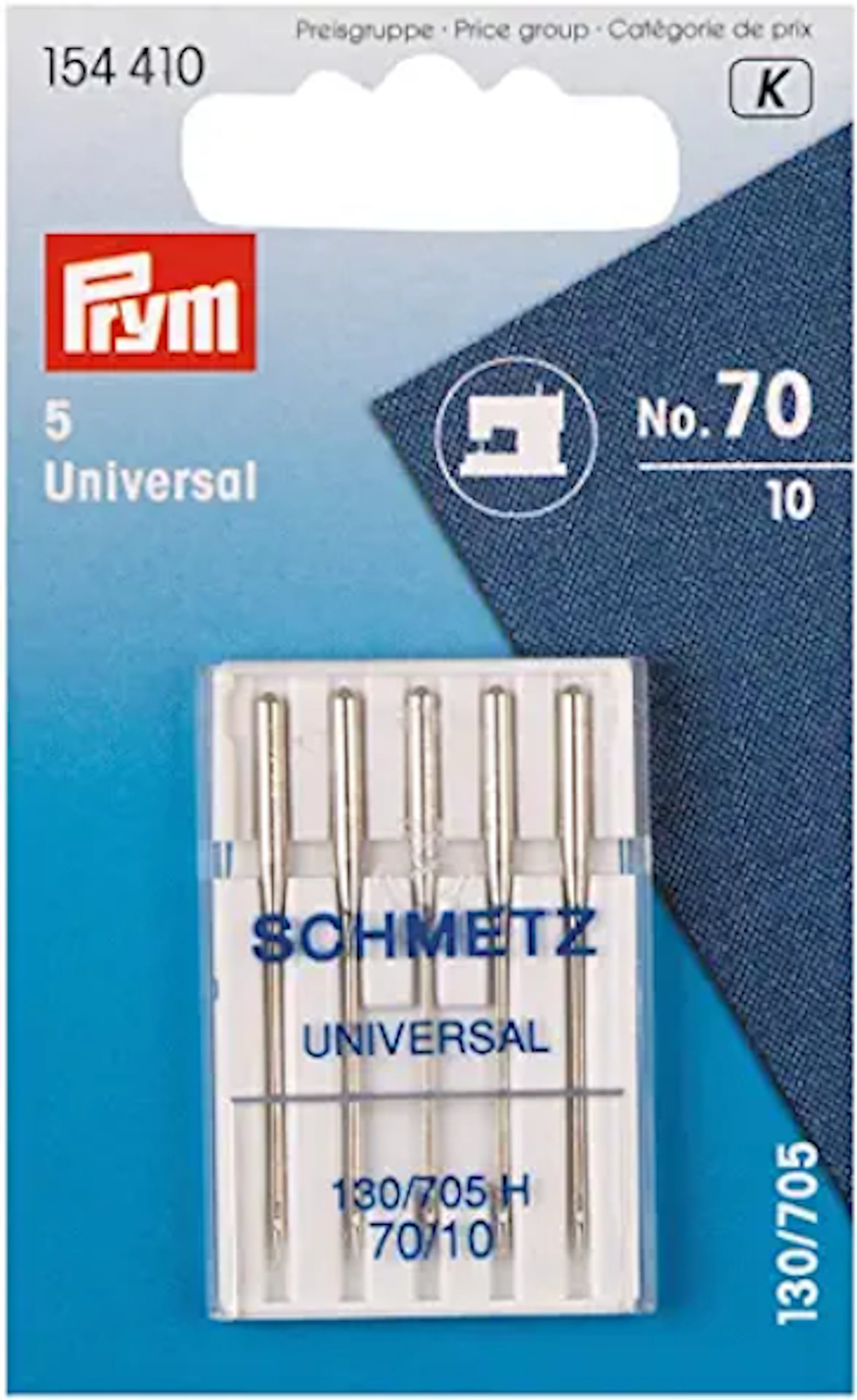 Sewing machine needles 130/705 Universal 70