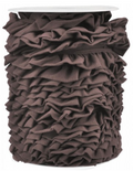 Volantband aus Jersey Braun