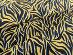 Viscose Stripe Pattern in Mustard Yellow