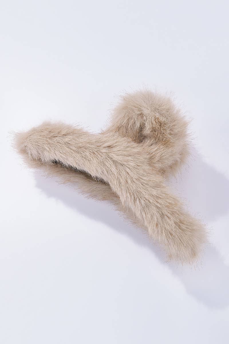 Fluffy Chic Haarspange Flauschig